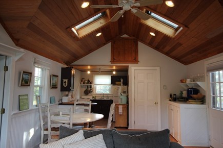 Truro Cape Cod vacation rental - Living to Kitchen