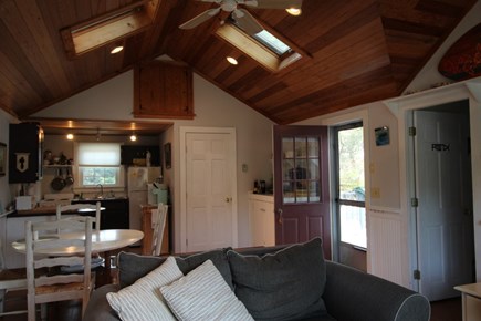 Truro Cape Cod vacation rental - Living to Kitchen