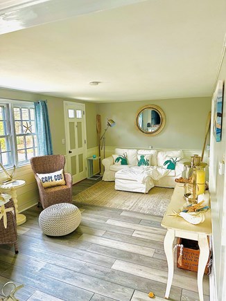 South Dennis Cape Cod vacation rental - Beachy-comfy living room