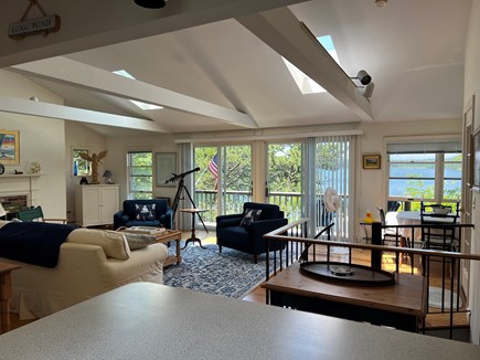Brewster Cape Cod vacation rental - Sunny and bright open floor plan with a view!  Table on seats 6.