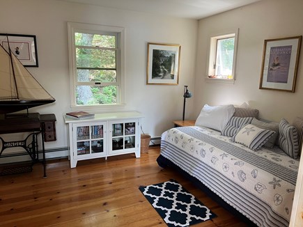 Brewster Cape Cod vacation rental - Entry level bedroom with twin bed and twin trundle. Lake views!