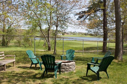 West Hyannis Port Cape Cod vacation rental - Private, appealing outdoor living spaces -- like this firepit