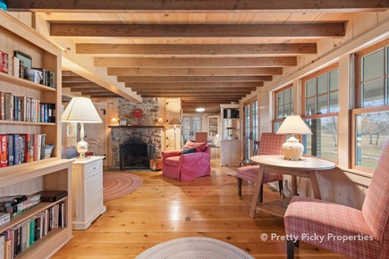 West Hyannis Port Cape Cod vacation rental - Living Room and Sitting Area