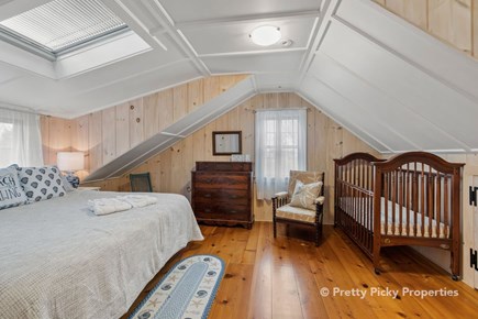 West Hyannis Port Cape Cod vacation rental - Bedroom with a king and a crib