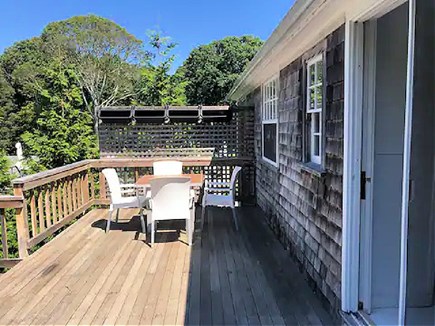 Falmouth, Woods Hole Cape Cod vacation rental - Private Outdoor Deck Off The Roost