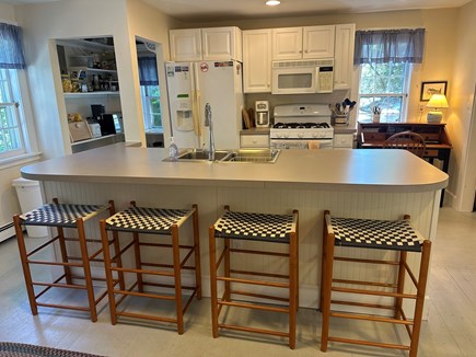 Wellfleet Cape Cod vacation rental - Fully-stocked kitchen with 4 bar stools.