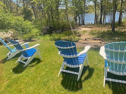 Brewster Cape Cod vacation rental - View from chairs to pond