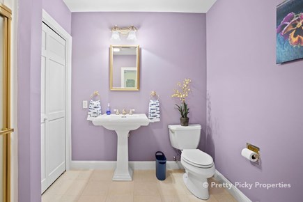 Brewster Cape Cod vacation rental - Full bath, main level near the office/sleeping space above.