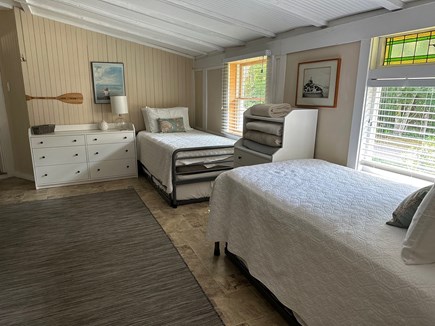 Plymouth MA vacation rental - BR with 2 twin beds each with a pull-out trundle