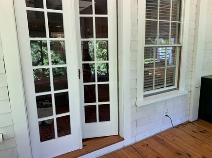 Plymouth MA vacation rental - Screened porch w/ beverage fridge