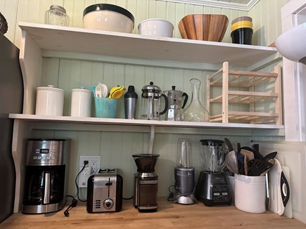 Plymouth MA vacation rental - Drip coffee, French press, blender, coffee bean grinder, etc.