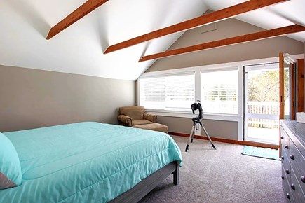 Centerville Cape Cod vacation rental - Bedroom with King Bed and balcony