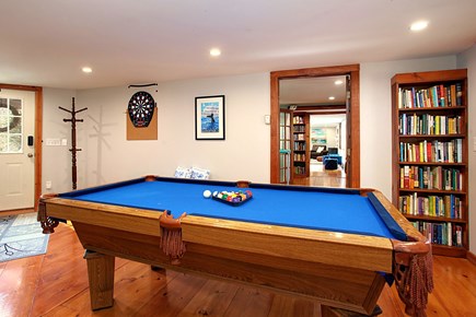 Centerville Cape Cod vacation rental - Game room with Pool Table + Darts