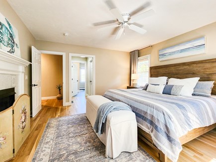 Falmouth Cape Cod vacation rental - Main level bedroom with king bed and full en suite bathroom