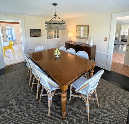 Harwich Port Cape Cod vacation rental - Lovely Dining room with seating for 8 guests