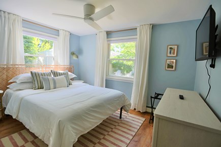 East Falmouth Cape Cod vacation rental - Queen bedroom with Smart TV