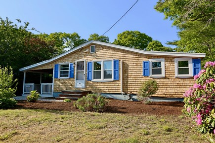 East Falmouth Cape Cod vacation rental - Enter the home through the covered side porch using smart lock