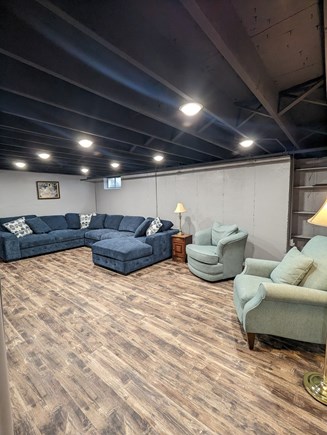 South Yarmouth Cape Cod vacation rental - Entertainment area in the basement!