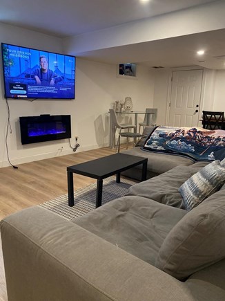 Barnstable, East Falmouth Cape Cod vacation rental - Electric fireplace with heat option