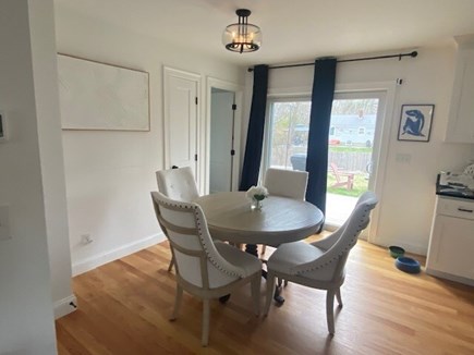 Barnstable, East Falmouth Cape Cod vacation rental - Dining with sliders to deck and backyard