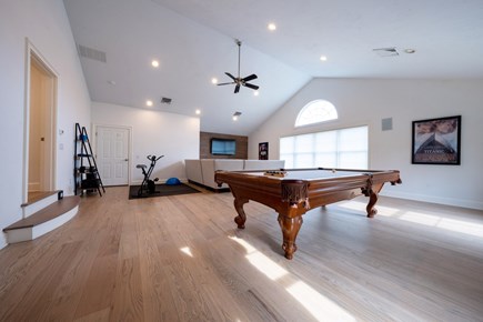 Sandwich Cape Cod vacation rental - Game room on 2nd floor with 65in smart tv and sound system