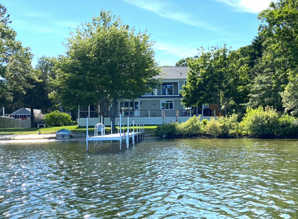 Centerville, Wequaquet Lake Cape Cod vacation rental - View of the beautiful house from the kayak!