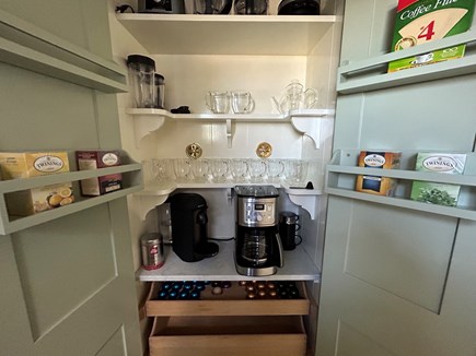 Provincetown, Martin House 157 Cape Cod vacation rental - Coffee Bar with Nespresso complete with Pods