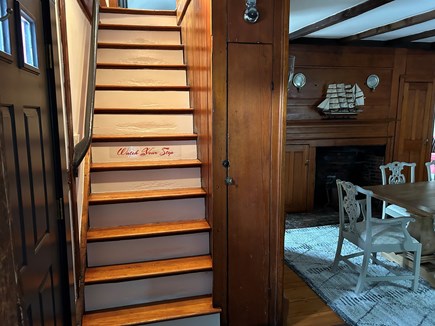 Provincetown, Martin House 157 Cape Cod vacation rental - Stairs to second Floor