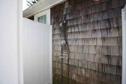 West Dennis Cape Cod vacation rental - Outdoor shower, of course