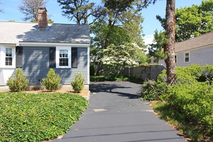 West Dennis Cape Cod vacation rental - Parking for 2 cars goes to back patio