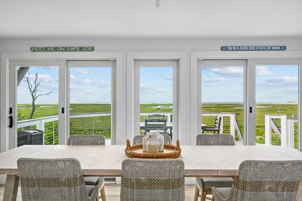 Yarmouth Port Cape Cod vacation rental - Dining Area overlooking Grays beach