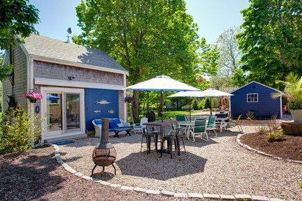 Barnstable Cape Cod vacation rental - The Carriage House is on the other side of the east patio