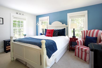Barnstable Cape Cod vacation rental - Old Glory is above the kitchen in the Farmhouse