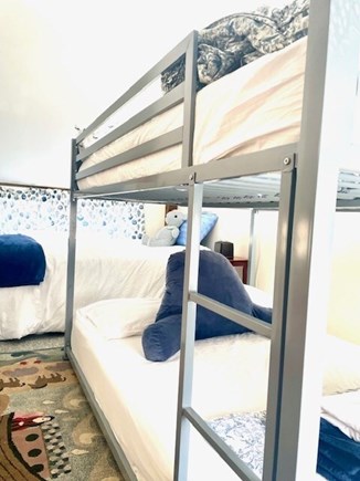 Barnstable Cape Cod vacation rental - Crow's Nest has a twin bed and a bunkbed with 2 double mattresses