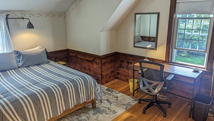 East Dennis Cape Cod vacation rental - Upstairs guest bedroom and desk.