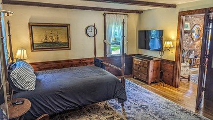 East Dennis Cape Cod vacation rental - First floor bedroom with Roku TV