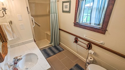 East Dennis Cape Cod vacation rental - Downstairs Bathroom.