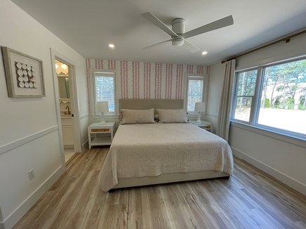 Herring Pond Area - Eastham Cape Cod vacation rental - First floor primary bedroom king suite.