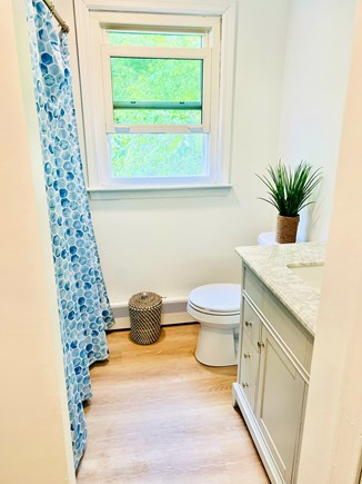 Brewster Cape Cod vacation rental - Bathroom with bath tub. Marble countertop
