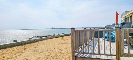 Beach Point/North Truro Cape Cod vacation rental - A breathtaking vista from your spacious deck overlooking the bay.