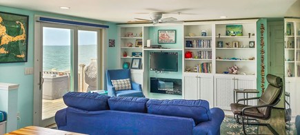 Beach Point/North Truro Cape Cod vacation rental - Sink into a comfy couch and enjoy the relaxing water views.