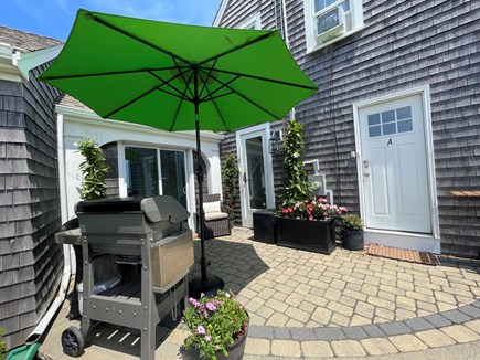 Centerville Cape Cod vacation rental - Patio in front of entrance for unit A and D