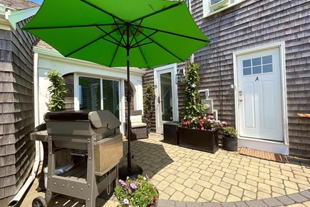 Centerville Cape Cod vacation rental - Patio in front for Unit A & B Entrance