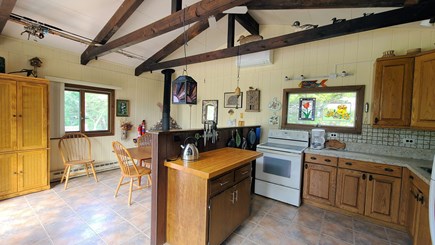 Wellfleet Cape Cod vacation rental - Nicely equipped eat-in kitchen