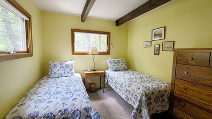 Wellfleet Cape Cod vacation rental - First floor bedroom with two twin beds