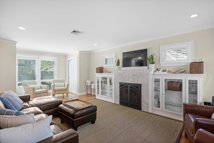 Provincetown Cape Cod vacation rental - Living Room with fireplace