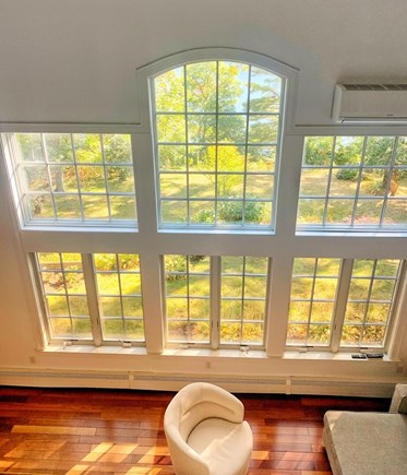 Sandwich, Forestdale Cape Cod vacation rental - Sitting area with pond view