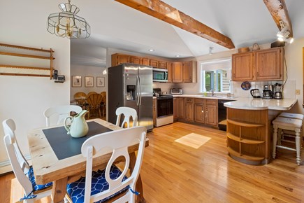 South Dennis Cape Cod vacation rental - Open the door to a sunny kitchen, a great place to cook