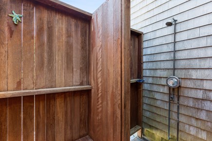 Eastham Cape Cod vacation rental - Rinse off the sand in the outdoor shower after a day at the beach