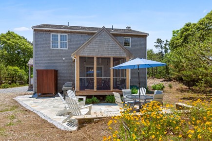 Eastham Cape Cod vacation rental - The backyard is a perfect place to unwind